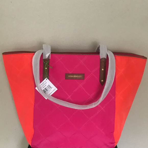 Vera Bradley Preppy Poly Small Ella Tote - Picture 1 of 7